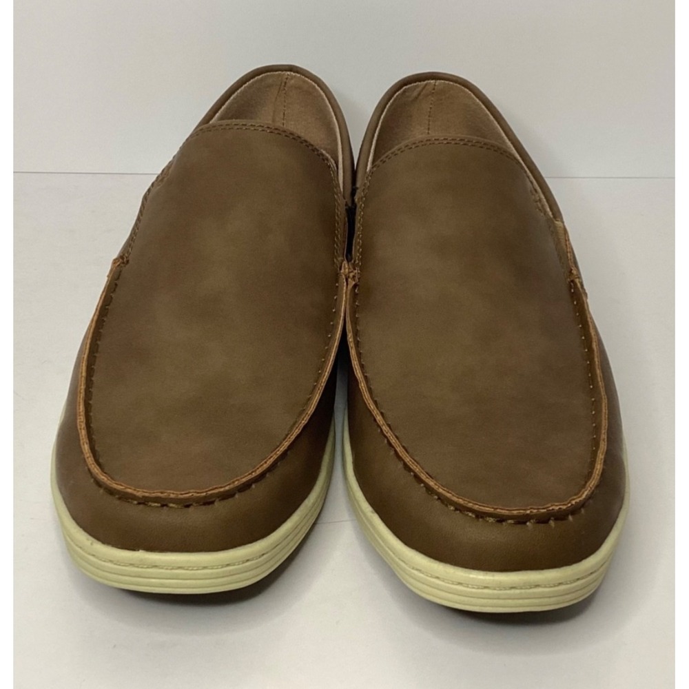 IZOD Men's Seapoint Lightweight Memory Foam Slip-ins Size 11 Tan NIB - Picture 3 of 6